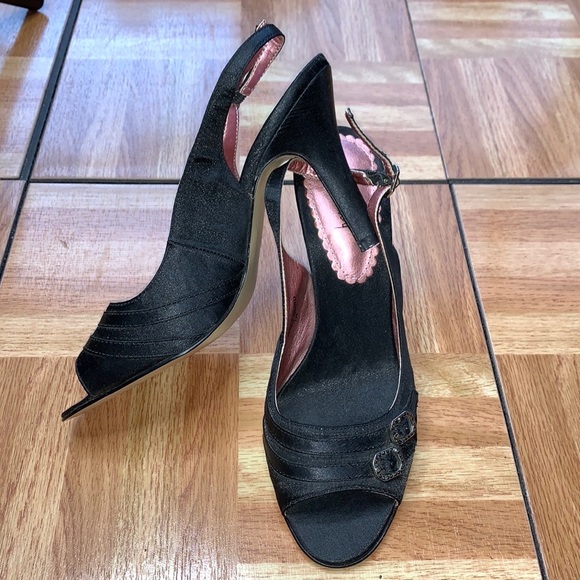 Donated Sam & Libby Sl Wraparound Slingback Heel W/ buckles - GUC 7 - Picture 8 of 8
